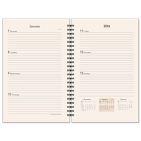 Preference collection 8 x 6 wirebound calendarrefill